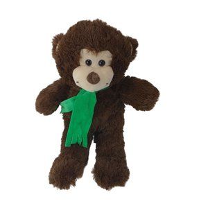 Impact Merchandise Teddy Bear Plush 16" W/Green Scarf  Stuffed Animal
